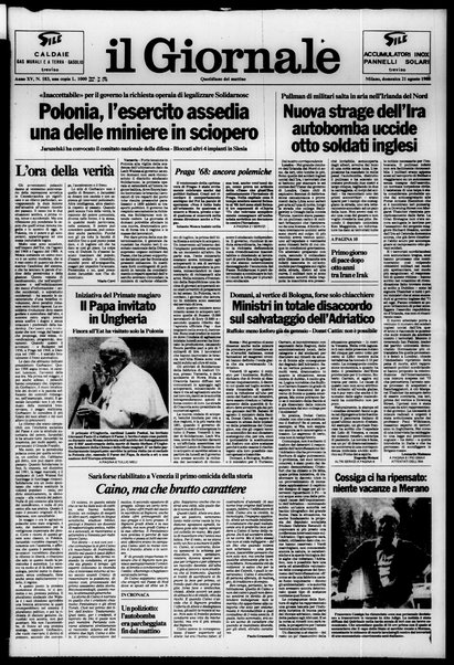 Il giornale : quotidiano del mattino